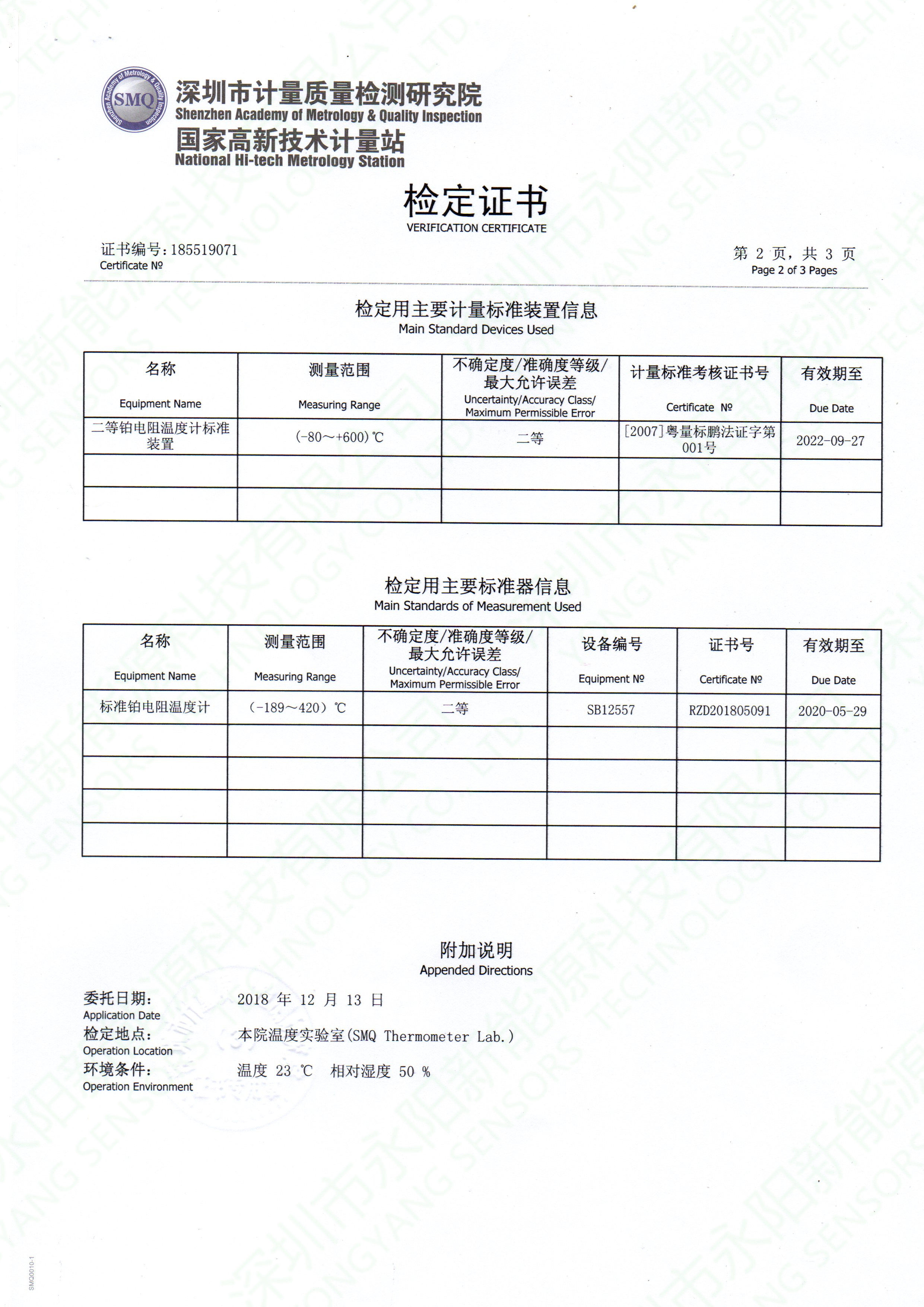 PT1000计量报告